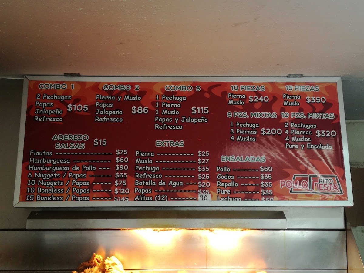 Pollo Fiesta Fried Chicken Menu - Image 5