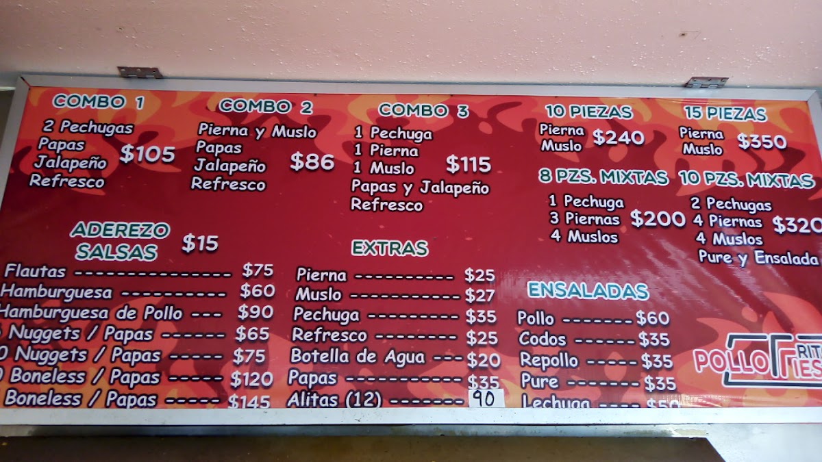 Pollo Fiesta Fried Chicken Menu - Image 6